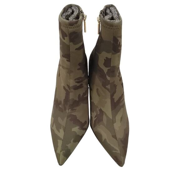 Good American Kickstand Bootie Camo Neoprene High Heeled Ankle Boot - Picture 3 of 11